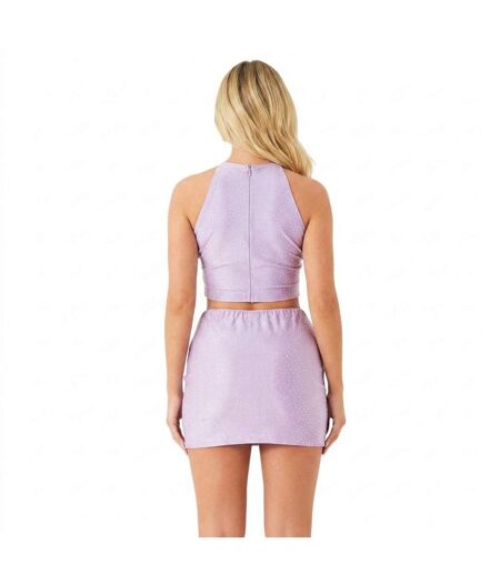 Haut Court Fix Disco Femme Lilas Missy Empire