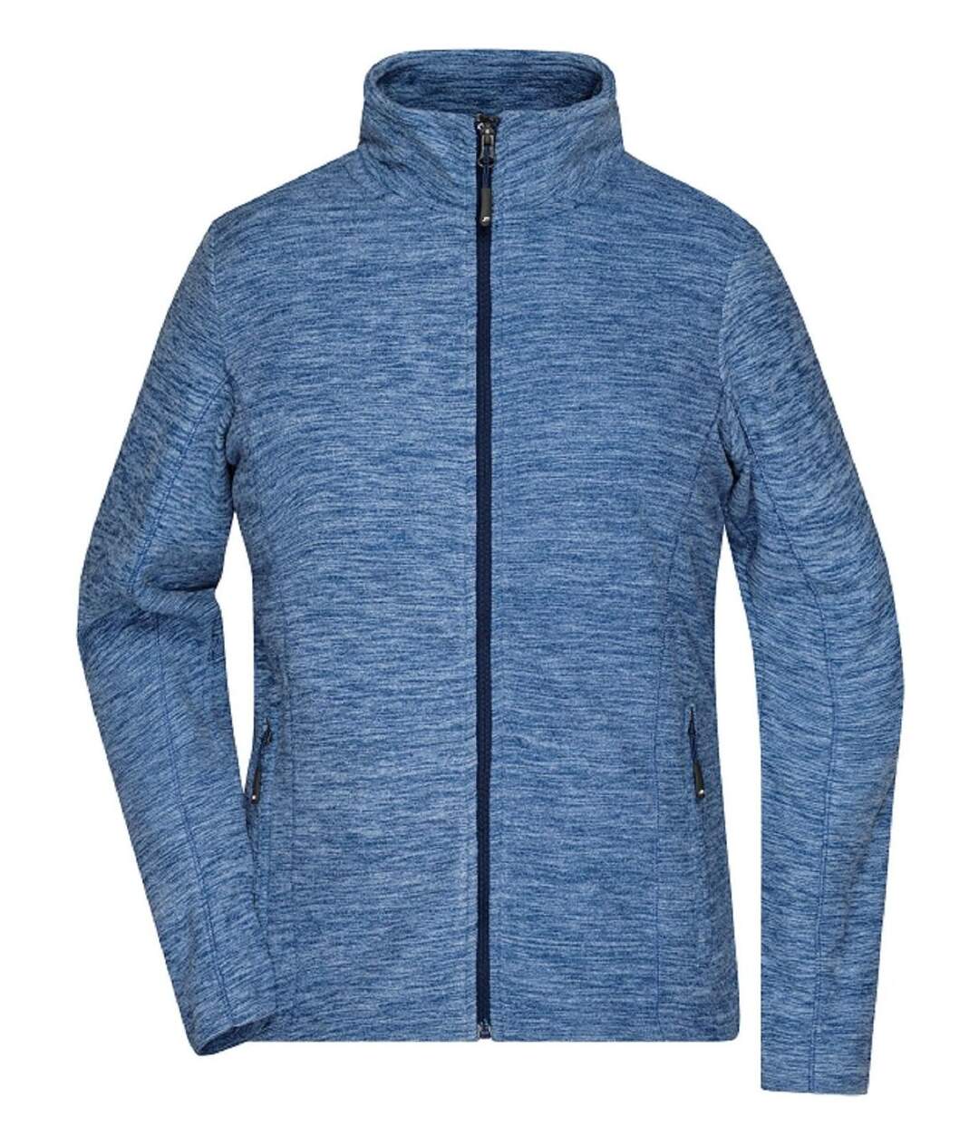 Veste polaire zippée - Femme - JN769 - bleu mélange-1