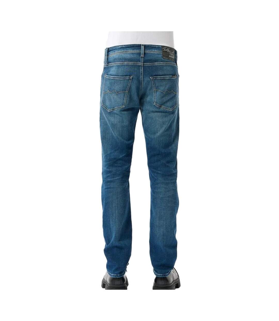 Jean Droit Bleu Denim Homme Teddy Smith Reeple Rock - 29-2