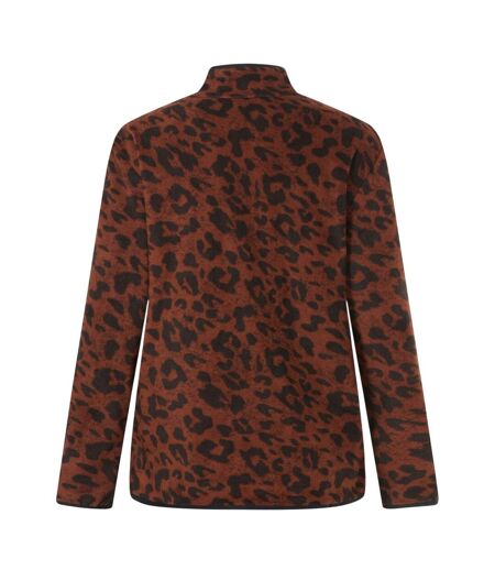 Veste Polaire Motif/style Léopard Frankie Femme Foncé Regatta