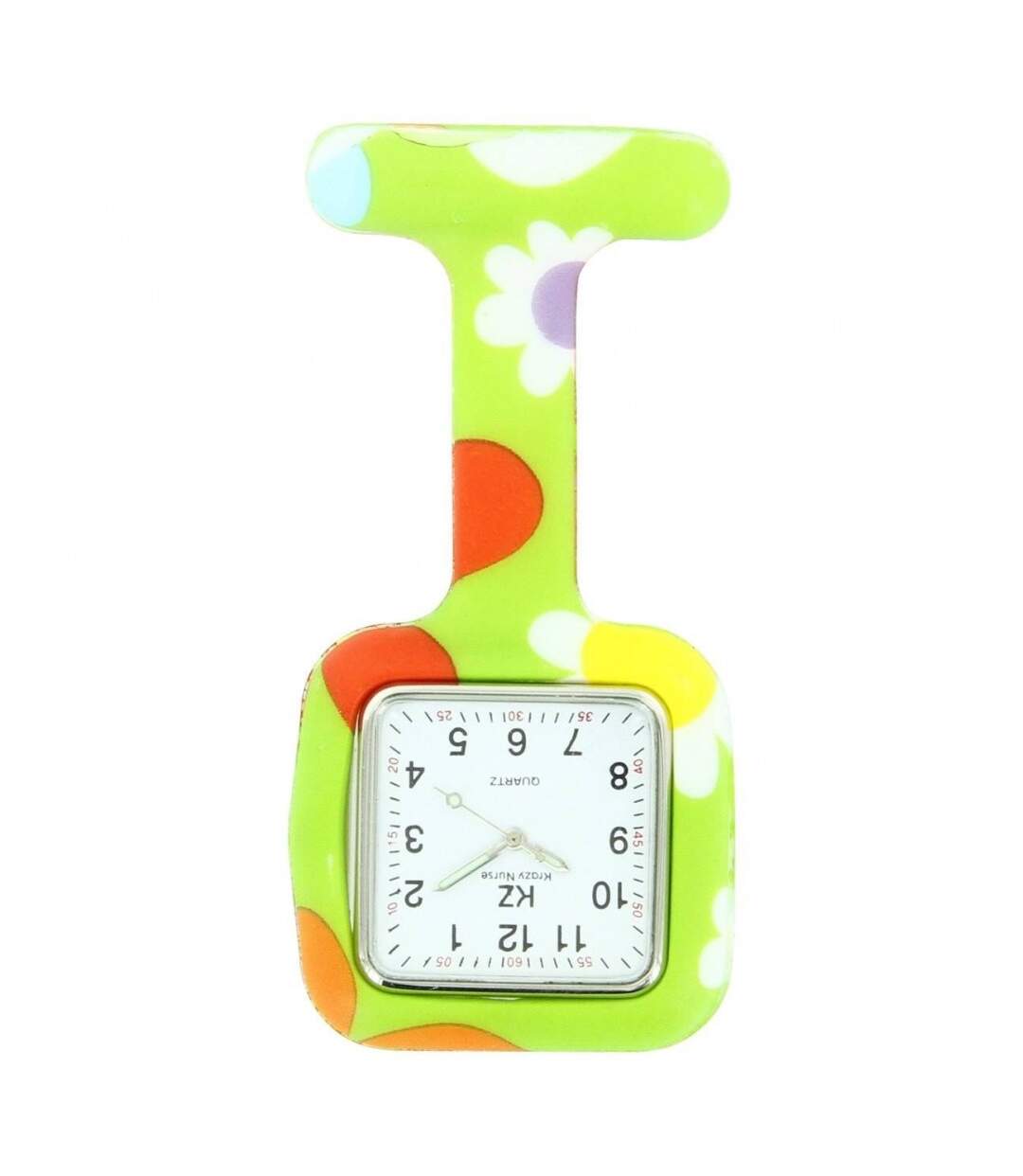 Montre Infirmière Silicone Fleurs Dessins KRAZY 113