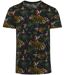T-shirt écoresponsable imprimé tropical - Homme - PAT350 - bleu marine Paradise Bird-2