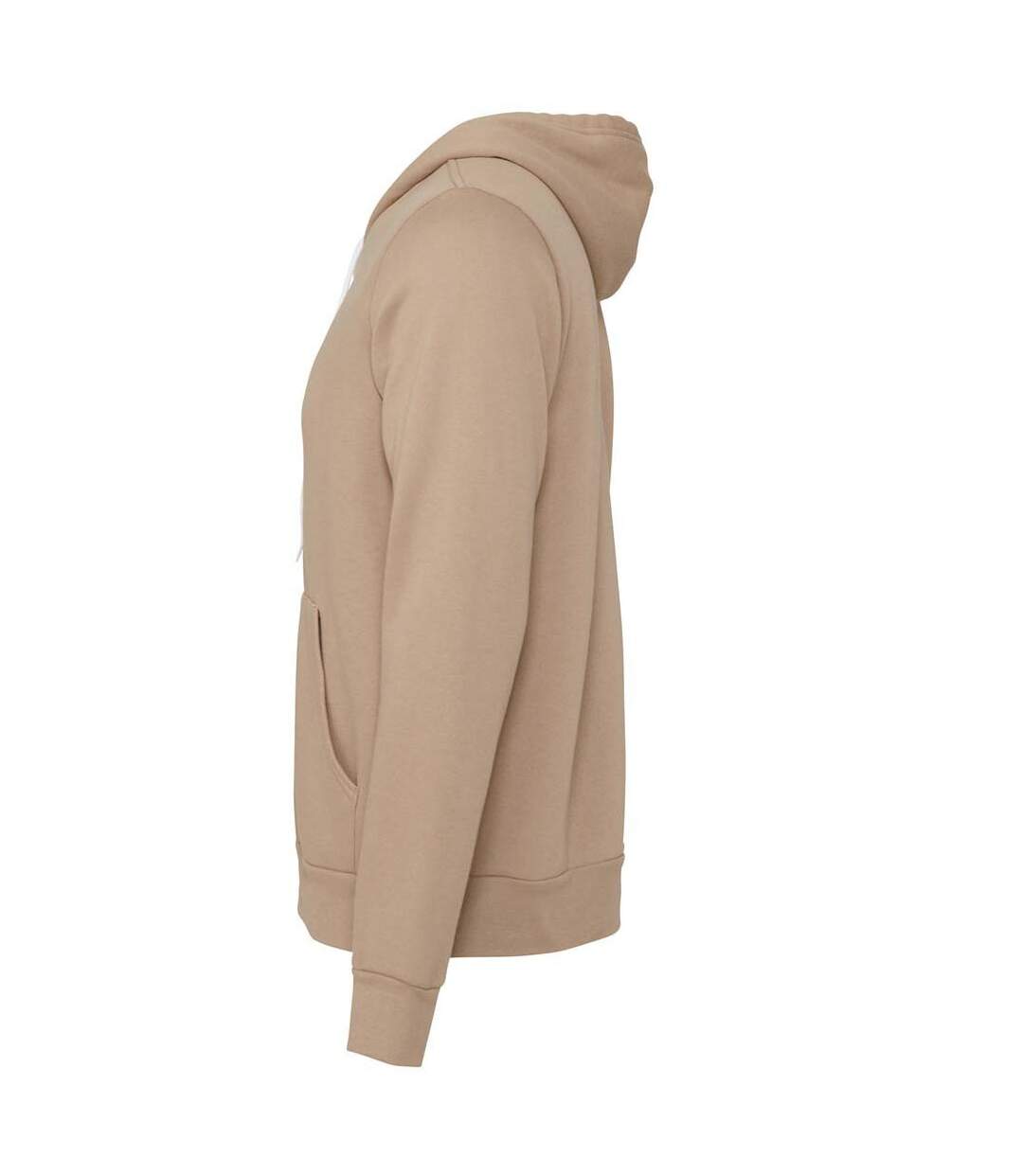 Sweat Capuche Unisexe Marron Clair Bella + Canvas-3