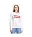 Sweat À Capuche Motif/style Graphique Standard Femme Blanc Levis-1