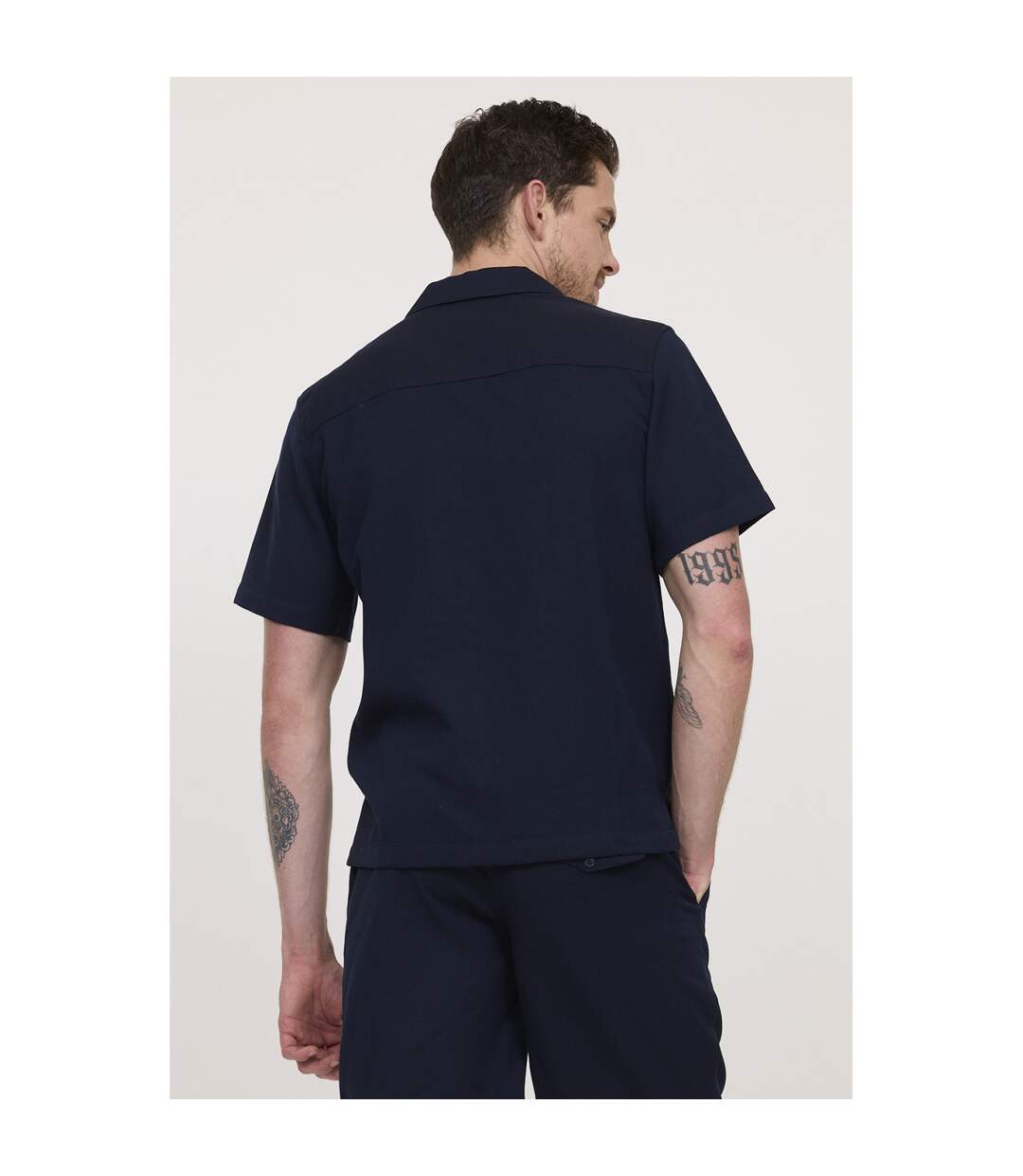 Chemise manches courtes polyester relaxed DUCKER-3