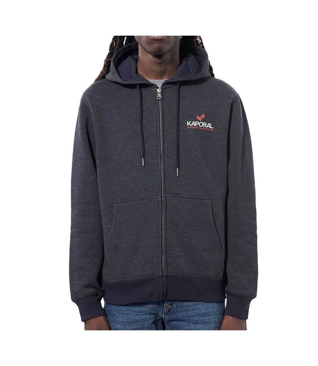 Sweat zippé marine homme kaporal byla-1