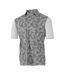 Polo golf homme argent/blanc Island Green