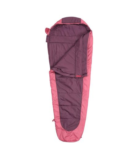 Microlite 500 Left Zip Midseason Sleeping Bag One Size Burgundy Mountain Warehouse