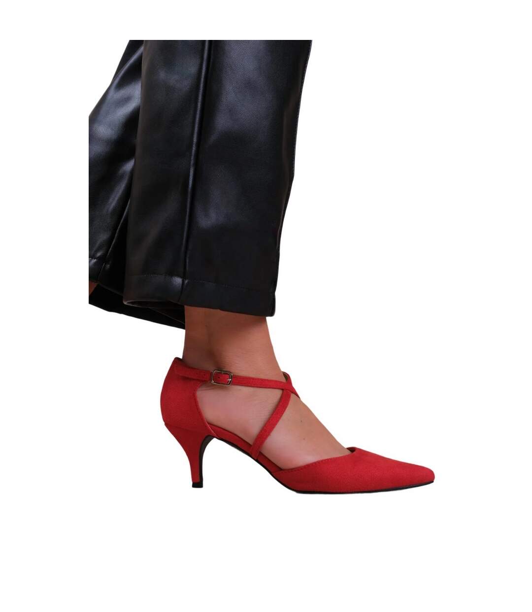 Chaussures kennedi femme rouge Where´s That From-2