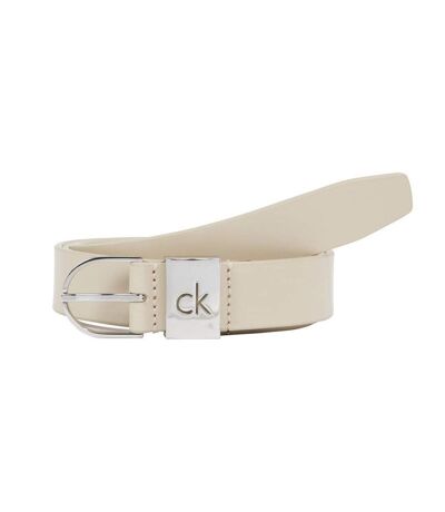 Ceinture beige femme calvin klein jeans loop - t 100