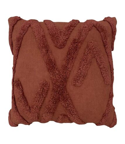 Furn Kamjo Tufted Geometric Throw Pillow Cover (Red) (One Size) - UTRV2533