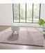 Tapis douceur en microfibre Agatha - 170 x 120 cm - Couleur lin