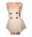 Robe Courte The Ultimate Femme Beige Odd Muse-3