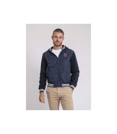 Blouson bimatière capuche ZOUX