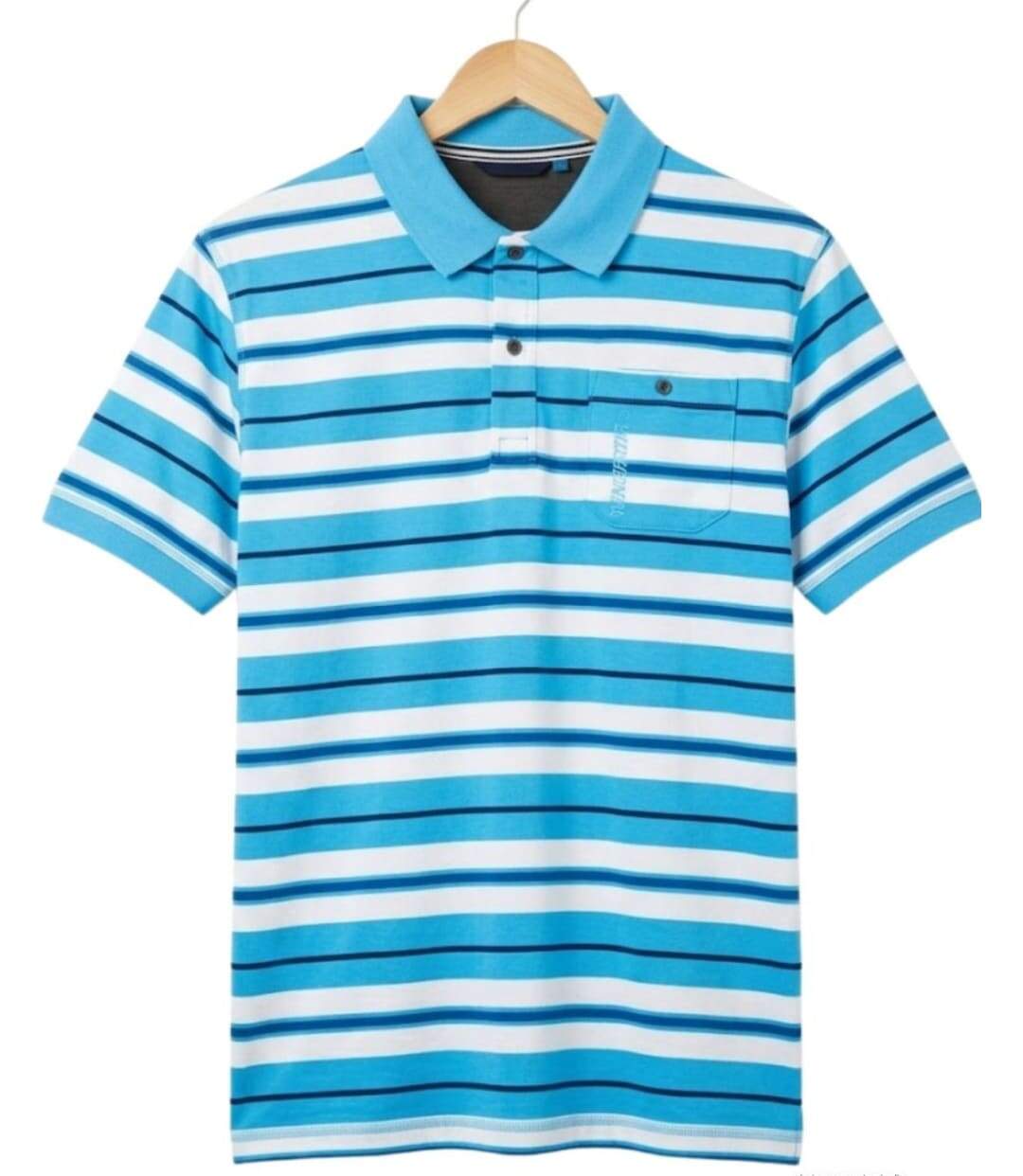 Polo WINCHESTER RAINBOW2 en coton jersey : l'élégance intemporelle avec poche pratique-2