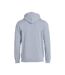 Clique Mens Basic Full Zip Hoodie (Gray Melange) - UTUB102