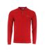 Polo Manches Longues Rouge Homme Hungaria Merapi - XXL