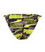 Womens/ladies Repeat Logo Side Tie Bikini Bottoms Black Puma-2