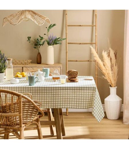 Nappe Quadrillée Garrigue 140x240cm Vert