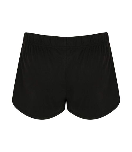 Short Motif/style Rétro Femme Noir SF