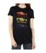 Disney Femme/Les femmes Cars Racer Profile Coton Boyfriend T-Shirt (Noir) - UTBI16132-3