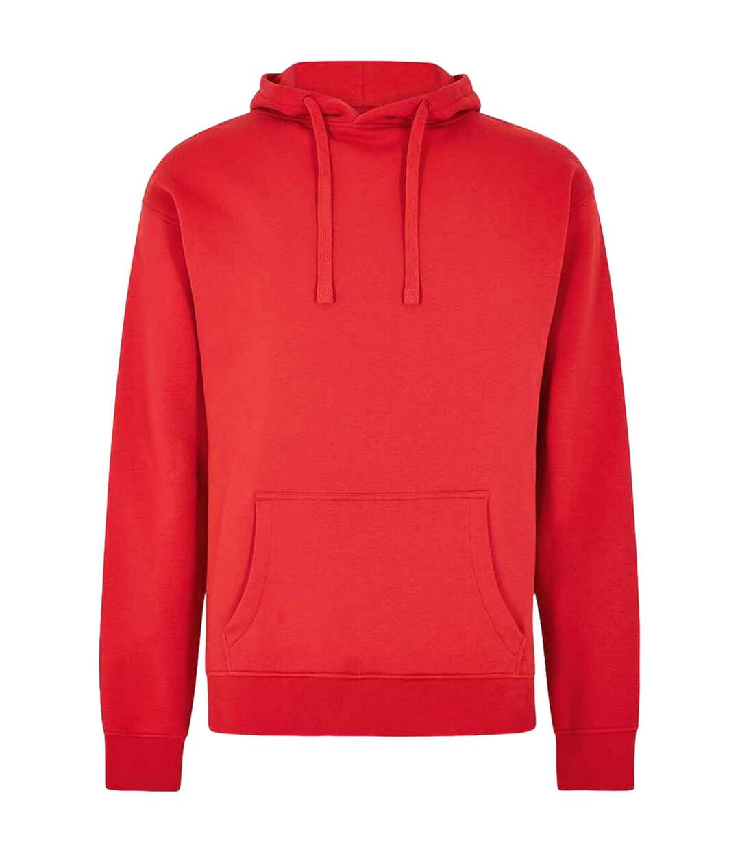 Adults unisex regular fit hoodie red Kustom Kit