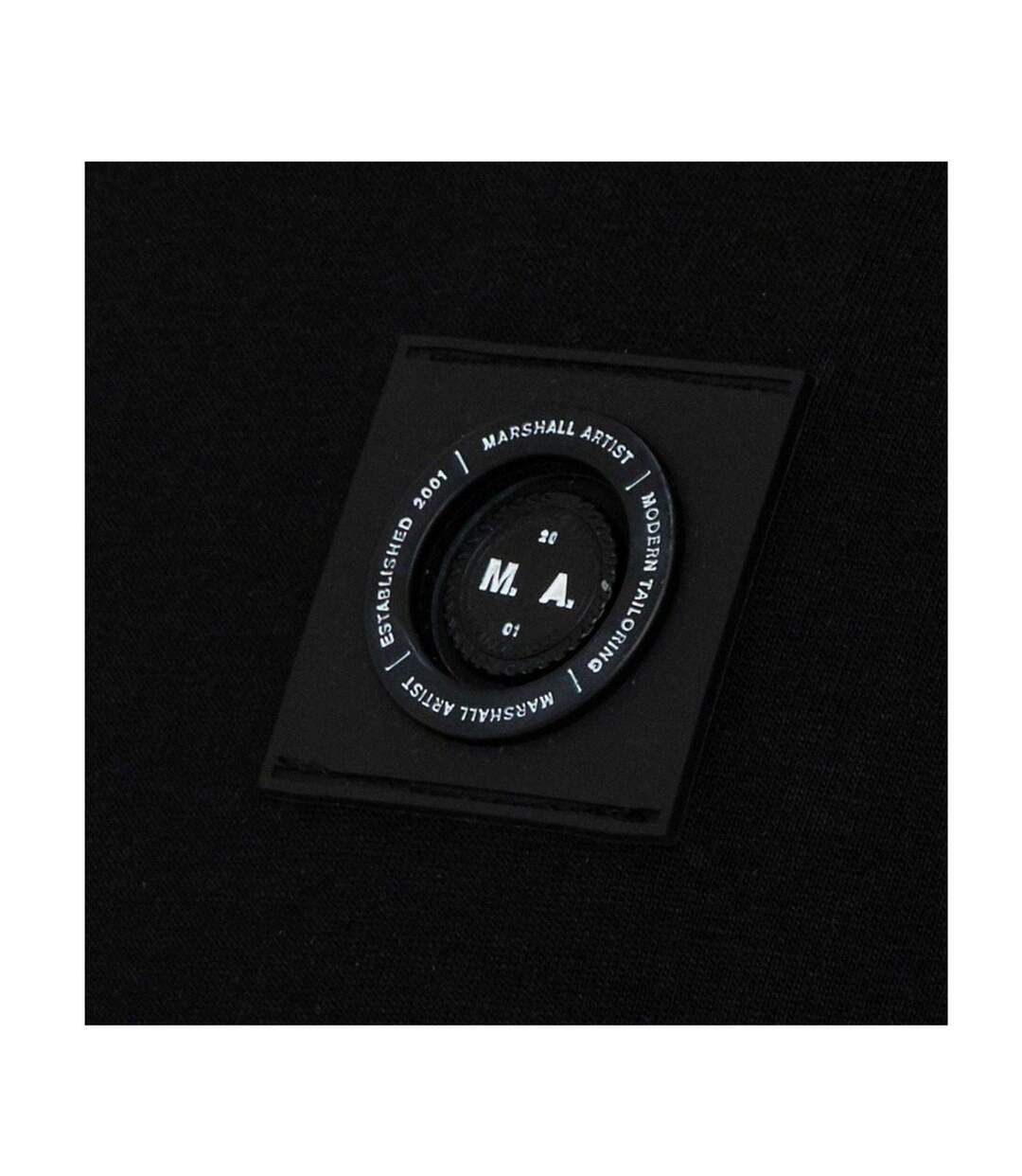 T-shirt Motif/style Logo Sur Poitrine Siren Homme Noir Marshall Artist-4