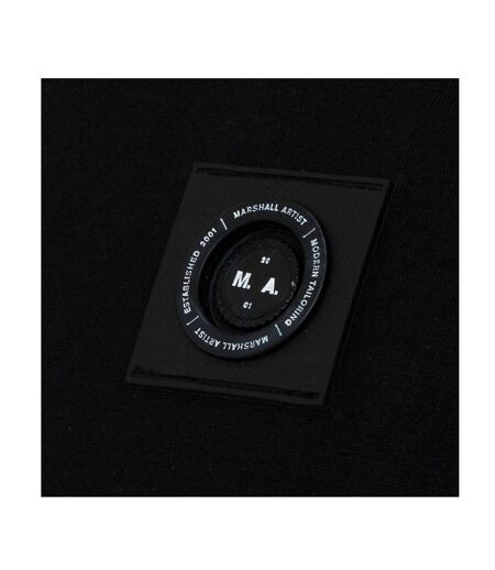 T-shirt Motif/style Logo Sur Poitrine Siren Homme Noir Marshall Artist