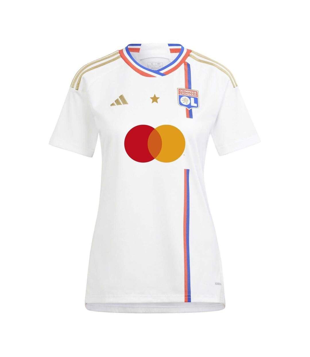 Womens/ladies Football Jersey White Olympique Lyonnais-1