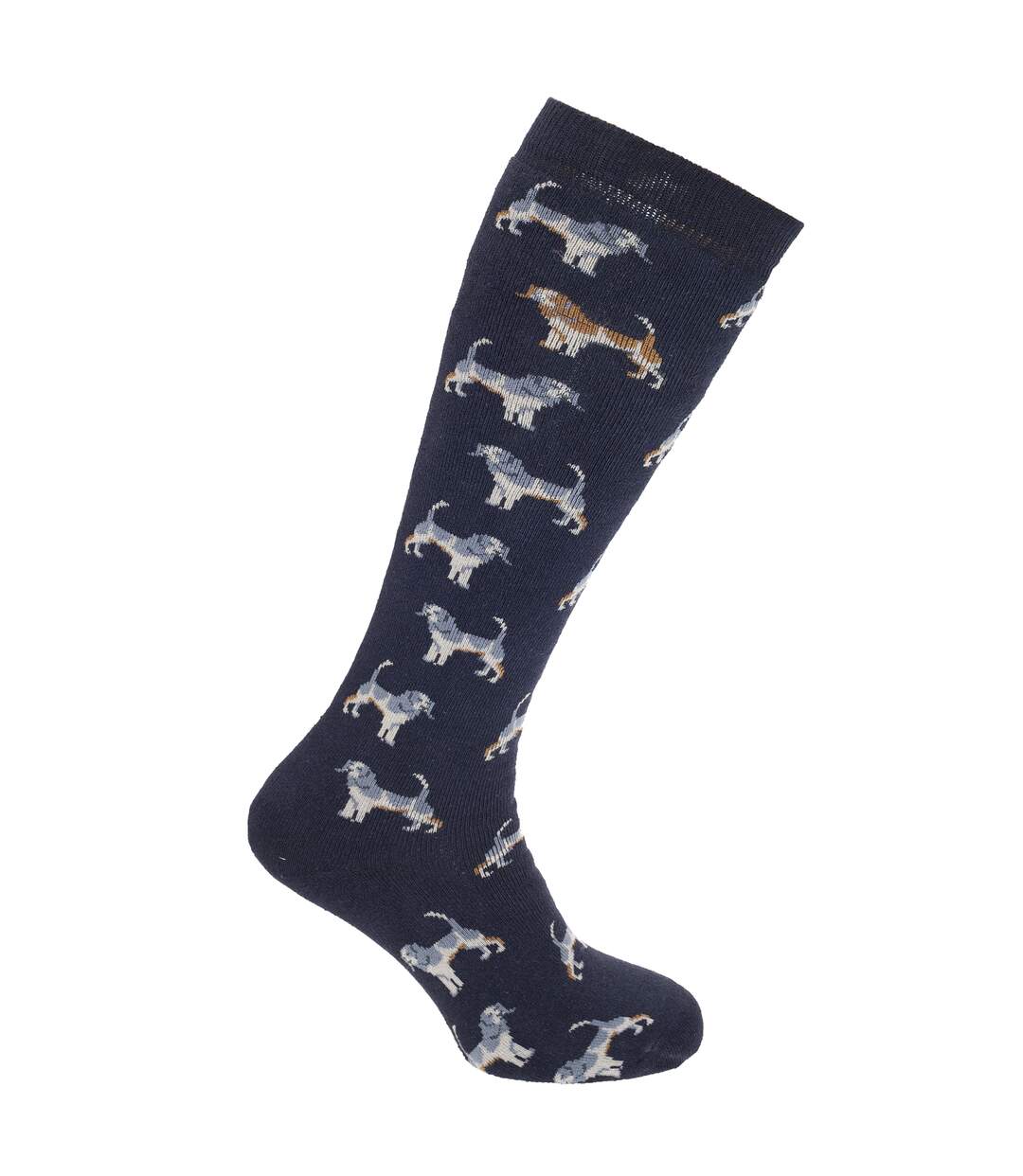 Chaussettes femme bleu marine unbranded-1