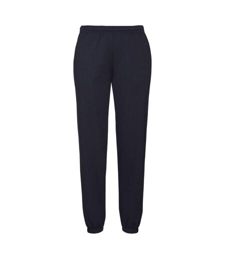 Mens Classic Elasticated Jogging Bottoms Deep Navy Fruit Of The Loom