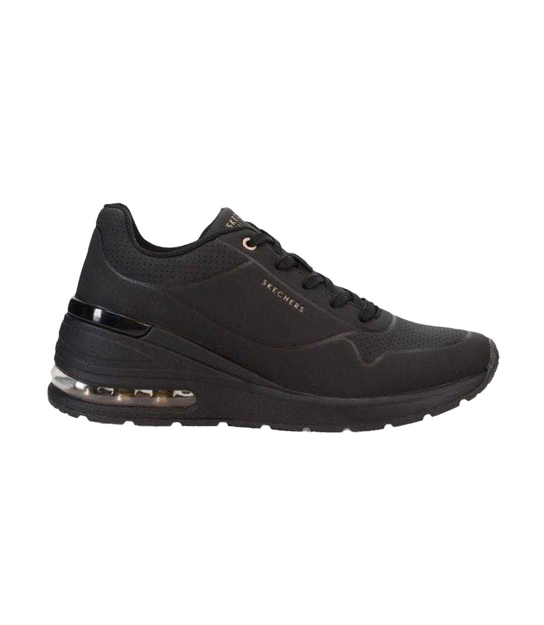 Baskets Million Air Femme Noir Skechers-1