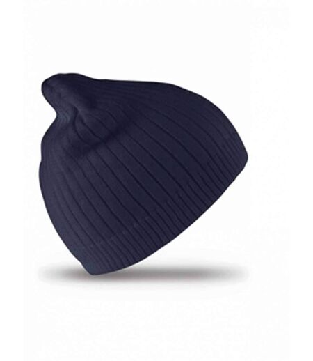 Bonnet coton doublé - RC074X - bleu marine