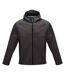 Mens coltan recycled soft shell jacket storm grey Elevate NXT-1