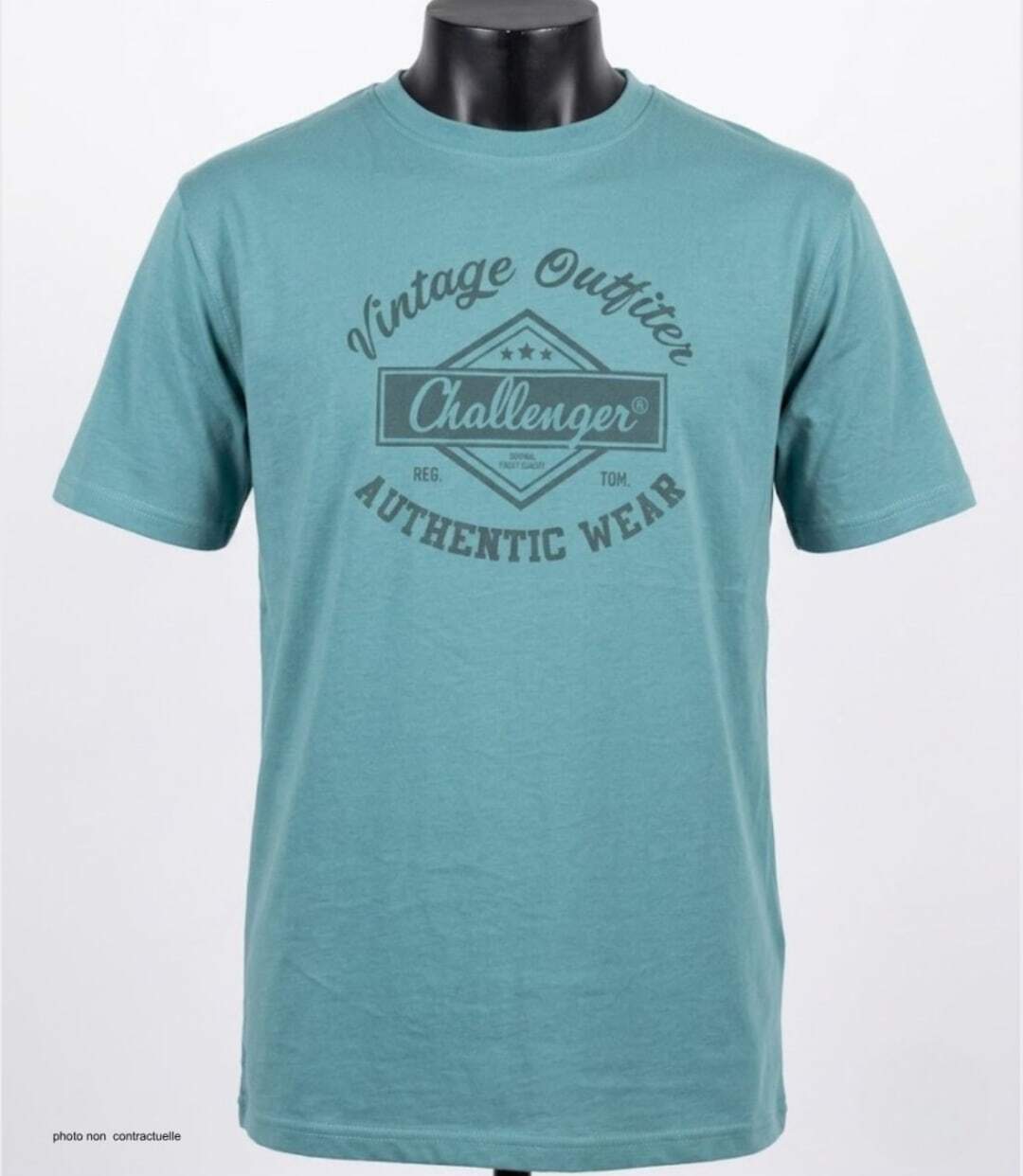 CHALLENGER TEE3003B - Tee-shirt imprimé manches courtes en coton jersey pour un confort absolu-3