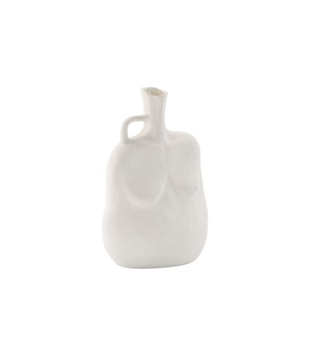 Vase Buste en Céramique Conta 25cm Blanc Cassé
