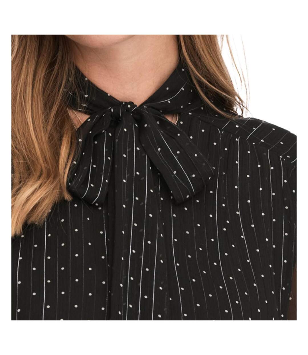 Blouse Noir à PoisFemme JDY Bow - S-2