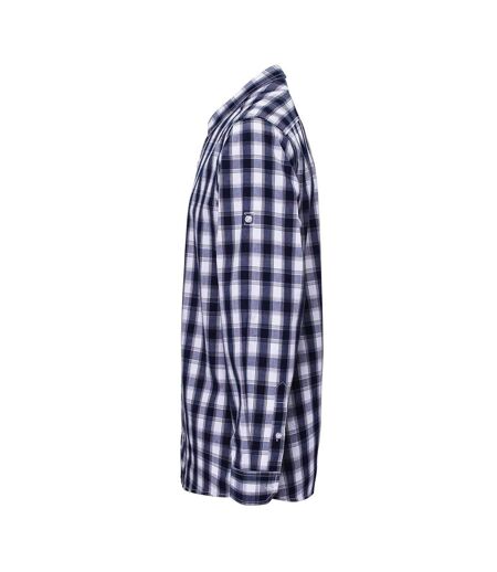 Chemise mulligan homme blanc / bleu marine Premier