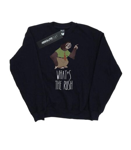 Disney Sweatshirt Zootropolis What's The Rush - Femmes/Dames (Noir) - UTBI12211