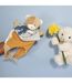 Doudou amusette polyester collection LES PETITS FUTÉS Ours-2