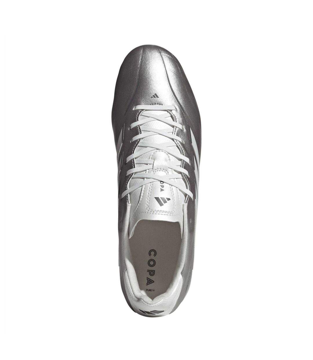 Mens Copa Pure Iv League Firm Ground Football Boots Silver Adidas-4