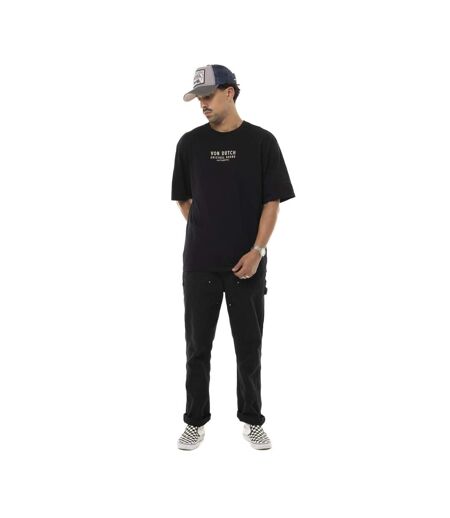 T-shirt homme comfort fit col rond avec print poitrine et dos Tiger Vondutch