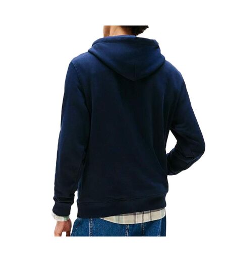Sweat marine homme tommy hilfiger linear logo