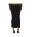 Jupe longue noir femme vero moda puff-2