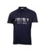 Mens Short-sleeved Polo Shirt Navy Calvin Klein-1