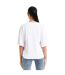 Womens/ladies sparkle boxy crop t-shirt white SikSilk-2