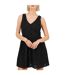 Robe Courte Motif/style Broderie Femme Noir Brave Soul-2