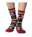 Mens Fluffy Christmas Socks by Heat Holders Lite-4