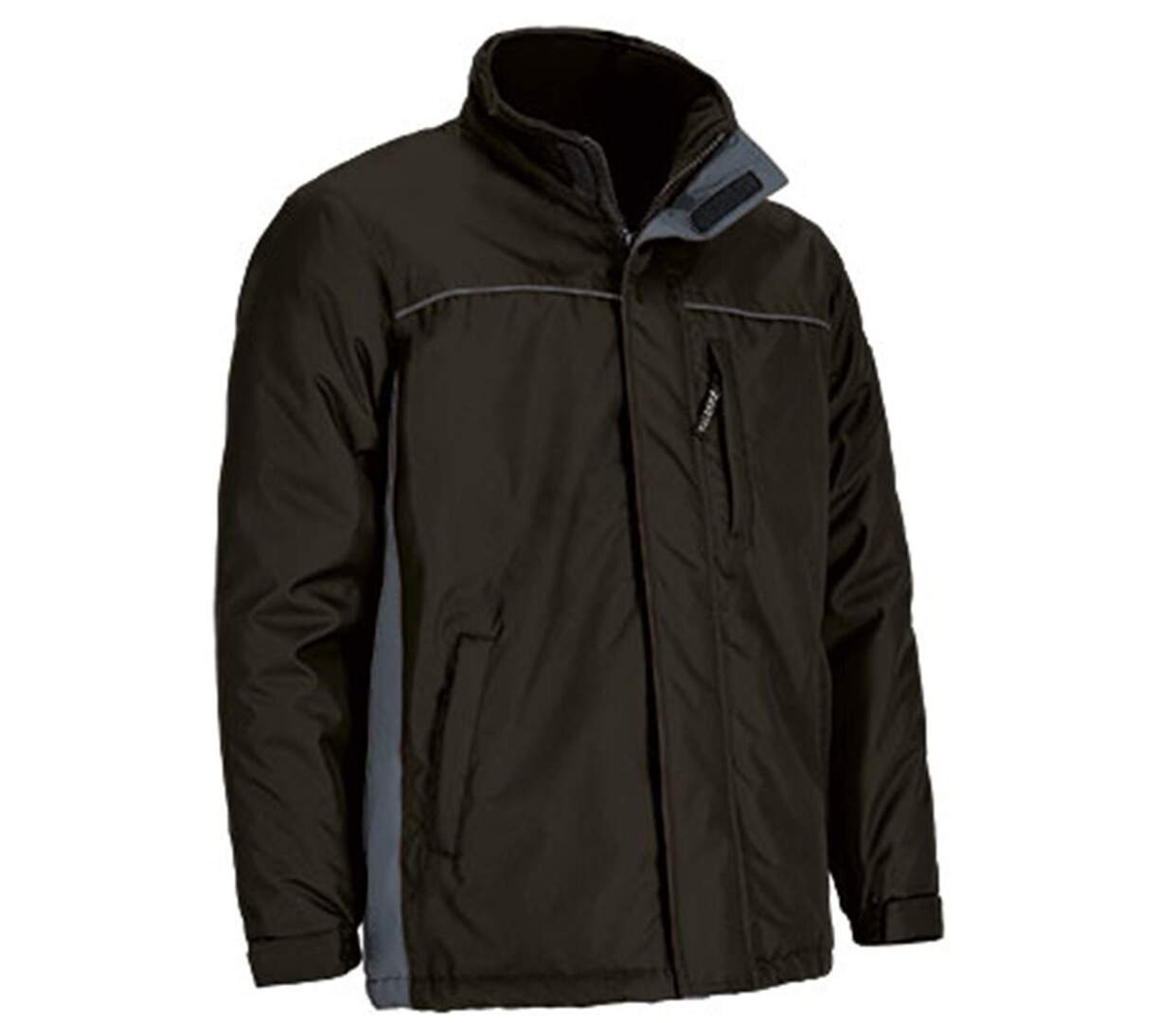 Parka de travail imperméable - Homme - REF THUNDER - noir et gris ciment-1