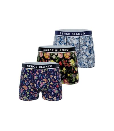 Boxer Homme Flower Vintage, Caleçon Homme, Original et Doux (Lot de 3)
